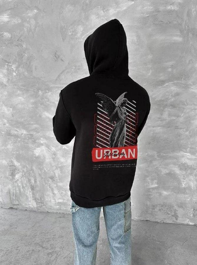 Oversize Üç Iplik Kapşonlu Sweatshirt
