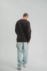 Polizei Premium Kalite Bisiklet Yaka Yıkamalı Sweatshirt