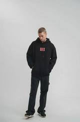 Polizei Premium Kalite Unisex Kapşonlu Dijital Patchli Sweatshirt