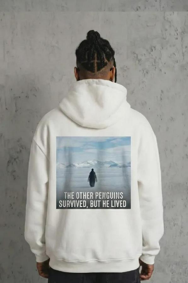 Siyah Oversize Hoodie