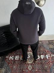 Üç Iplik Kapşonlu Baskılı Sweatshirt