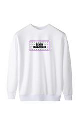Üç Iplik Ön Arka Sizin Tasarımınız Biskilet Yaka Sweatshirt