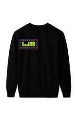 Üç Iplik Ön Arka Sizin Tasarımınız Biskilet Yaka Sweatshirt