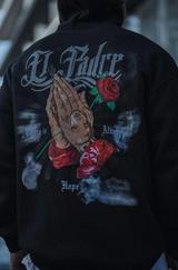 Üç Iplik Penye Kapşonlu Baskılı Sweatshirt