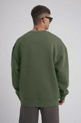 Unisex Biskilet Yaka Üç Iplik Sweatshirt