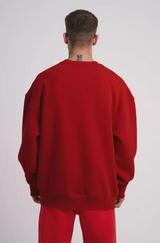 Unisex Biskilet Yaka Üç Iplik Sweatshirt