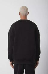 Unisex Biskilet Yaka Üç Iplik Sweatshirt