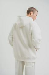 Unisex Double Oversize Kapşonlu Basic Sweatshirt
