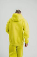 Unisex Double Oversize Kapşonlu Basic Sweatshirt