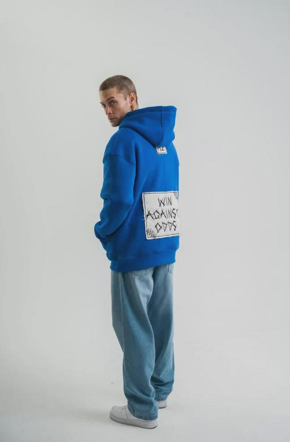 Unisex Kapşonlu Uzun Kol Patchli Nakışlı Sweatshirt