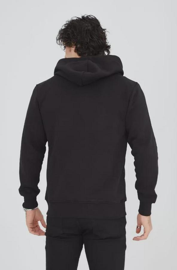 Unisex Tam Fermuarlı Kapşonlu  Sweatshirt