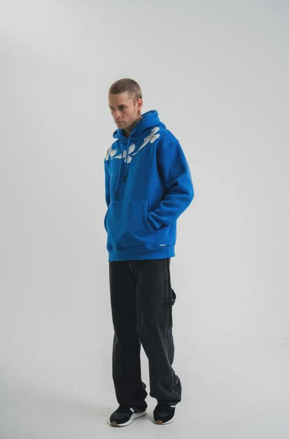 Unisex Uzun Kol Bisiklet Yaka Yıkamalı Sweatshirt