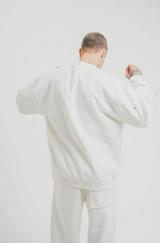 Unisex Uzun Kol Bisiklet Yaka Yıkamalı Sweatshirt