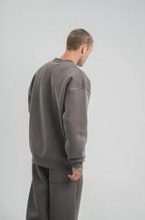 Uzun Kol Bisiklet Yaka Basic Sweatshirt