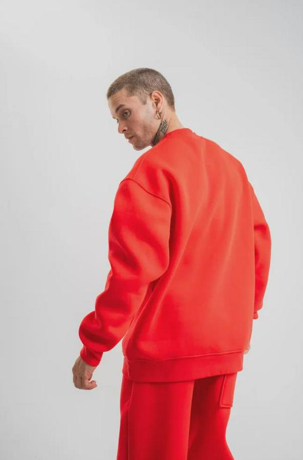 Uzun Kol Bisiklet Yaka Basic Sweatshirt