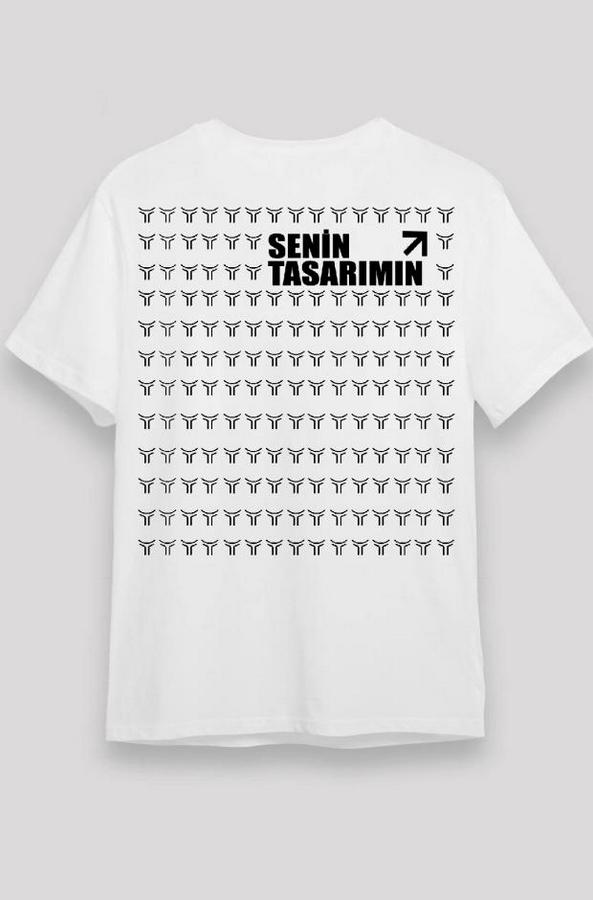 /1 Düz Arka Sizin Tasarımınız Oversize T-Shirt