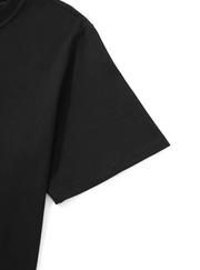 Baskılı Oversize Bisiklet Yaka T-Shirt