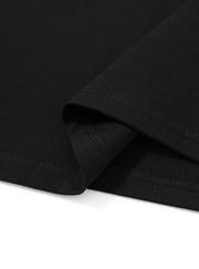 Baskılı Oversize Bisiklet Yaka T-Shirt