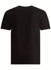 Baskılı Oversize Bisiklet Yaka T-Shirt