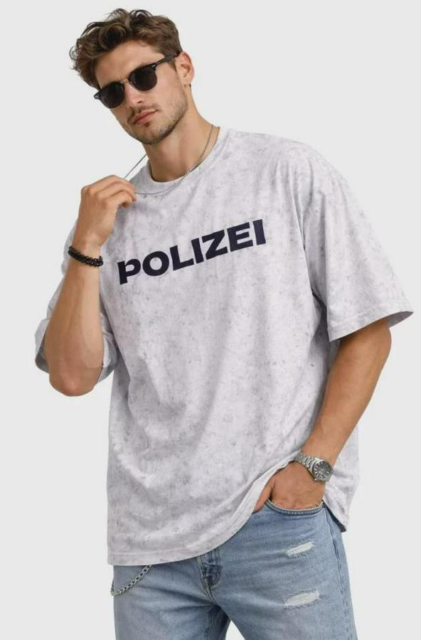 Asit Yıkamalı Oversize Tişört Ön Ve Arkası Baskılı %100 Pamuk Street Style T-Shirt