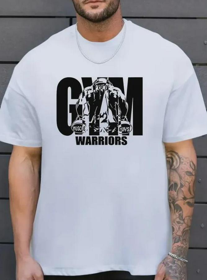 Baskılı Bisiklet Yaka T-Shirt