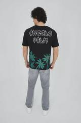 Baskılı Bisiklet Yaka T-Shirt
