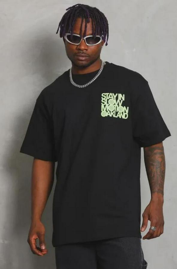 Baskılı T-Shirt Kısa Kol Bisiklet Yaka Regular Fit Rahat Kalıp Günlük Tişört