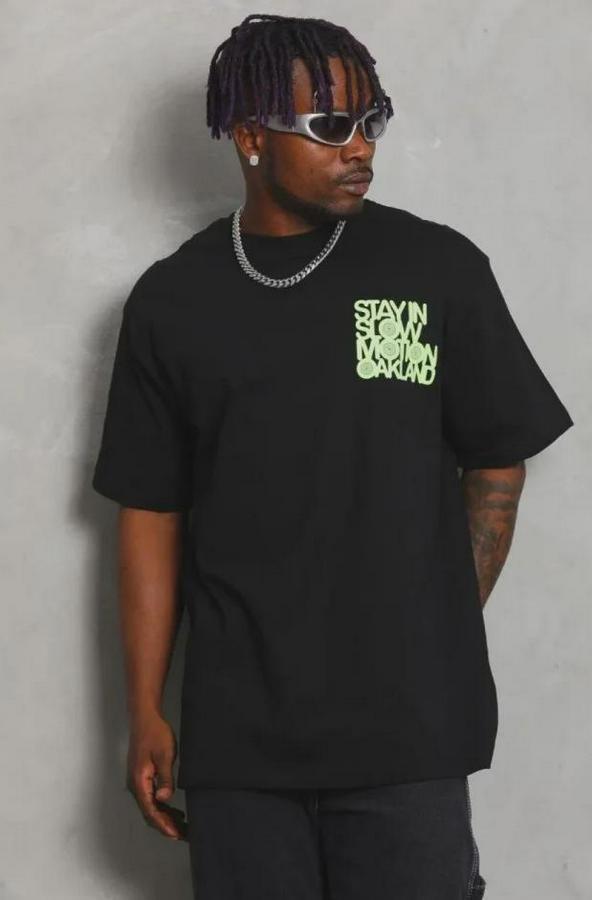 Baskılı T-Shirt Kısa Kol Bisiklet Yaka Regular Fit Rahat Kalıp Günlük Tişört