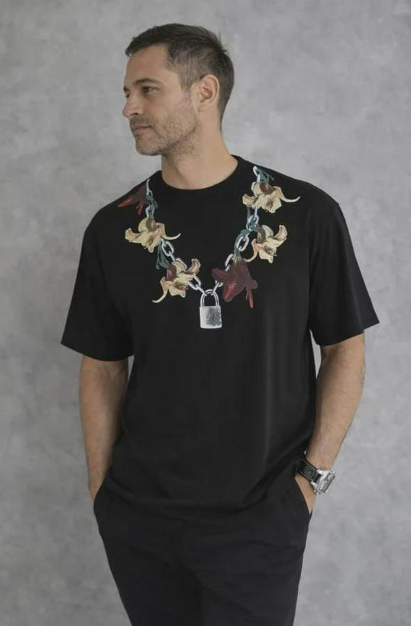 Baskılı T-Shirt Kısa Kol Bisiklet Yaka Regular Fit Rahat Kalıp Günlük Tişört