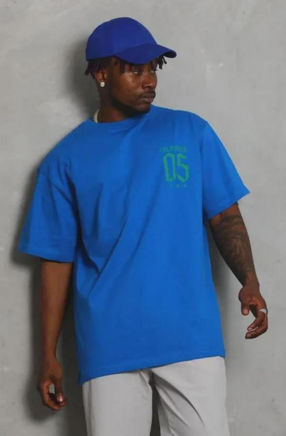 Baskılı T-Shirt Kısa Kol Bisiklet Yaka Regular Fit Rahat Kalıp Günlük Tişört