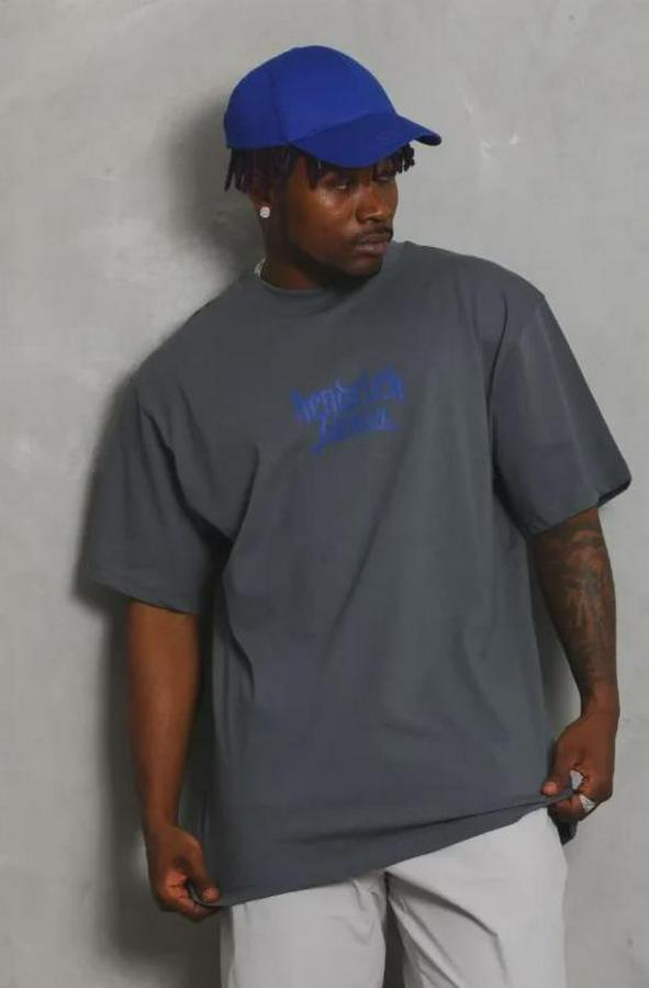 Baskılı T-Shirt Kısa Kol Bisiklet Yaka Regular Fit Rahat Kalıp Günlük Tişört