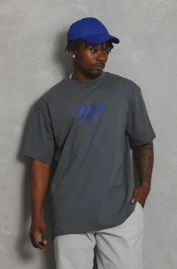 Baskılı T-Shirt Kısa Kol Bisiklet Yaka Regular Fit Rahat Kalıp Günlük Tişört