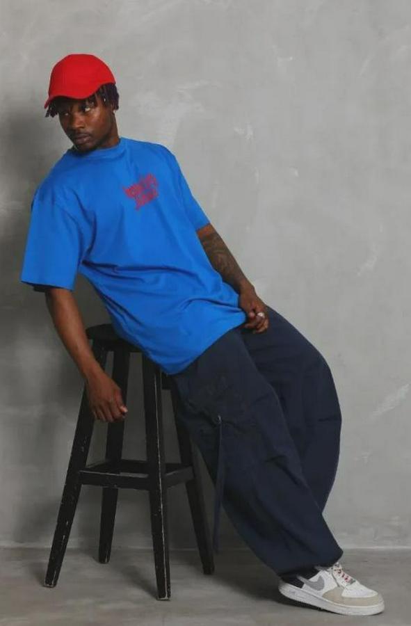 Baskılı T-Shirt Kısa Kol Bisiklet Yaka Regular Fit Rahat Kalıp Günlük Tişört