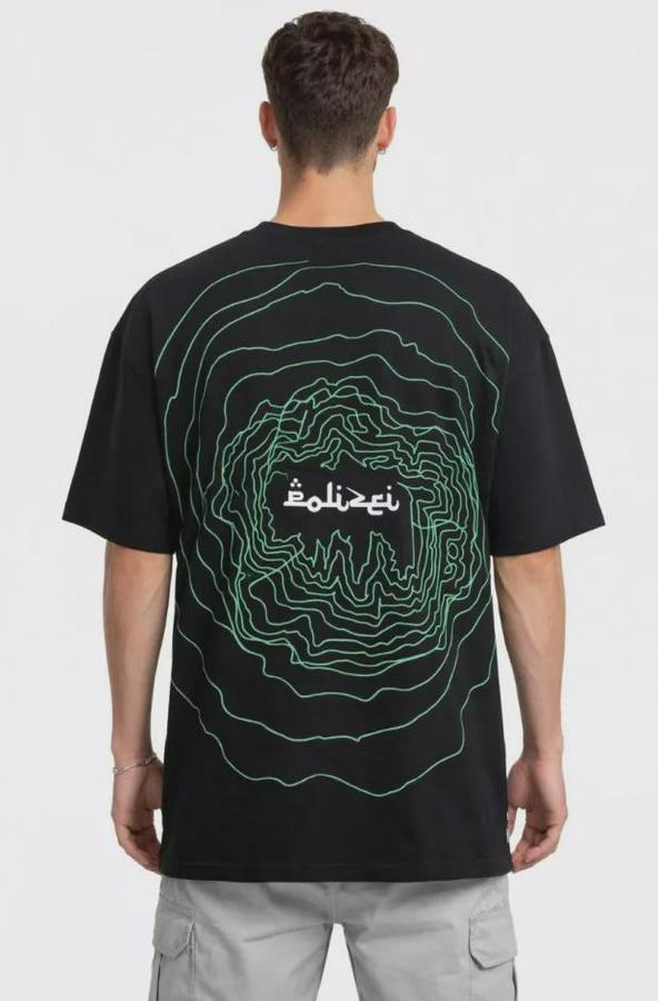 Bisiklet Yaka Baskılı Kısa Kollu Tişört Streetwear Günlük Basic Pamuklu T-Shirt
