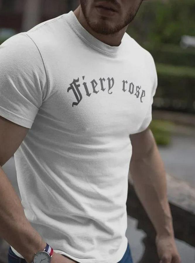 Bisiklet Yaka Baskılı Oversize T-Shirt