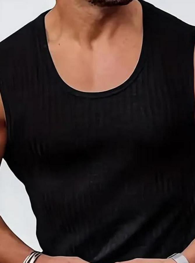 Bisiklet Yaka Kalın Fitilli Kaşkorse Kolsuz Tişört