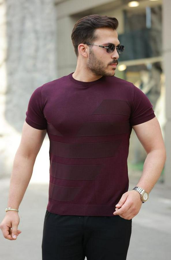 Bisiklet Yaka Kısa Kollu Tişört