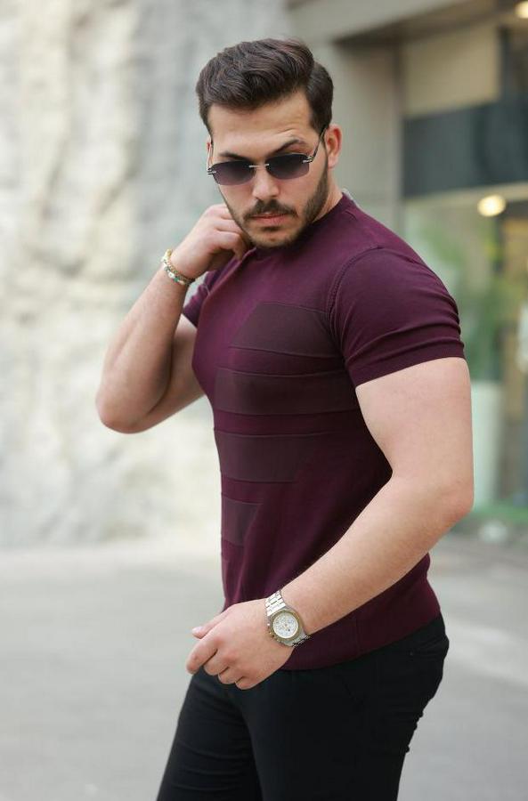 Bisiklet Yaka Kısa Kollu Tişört