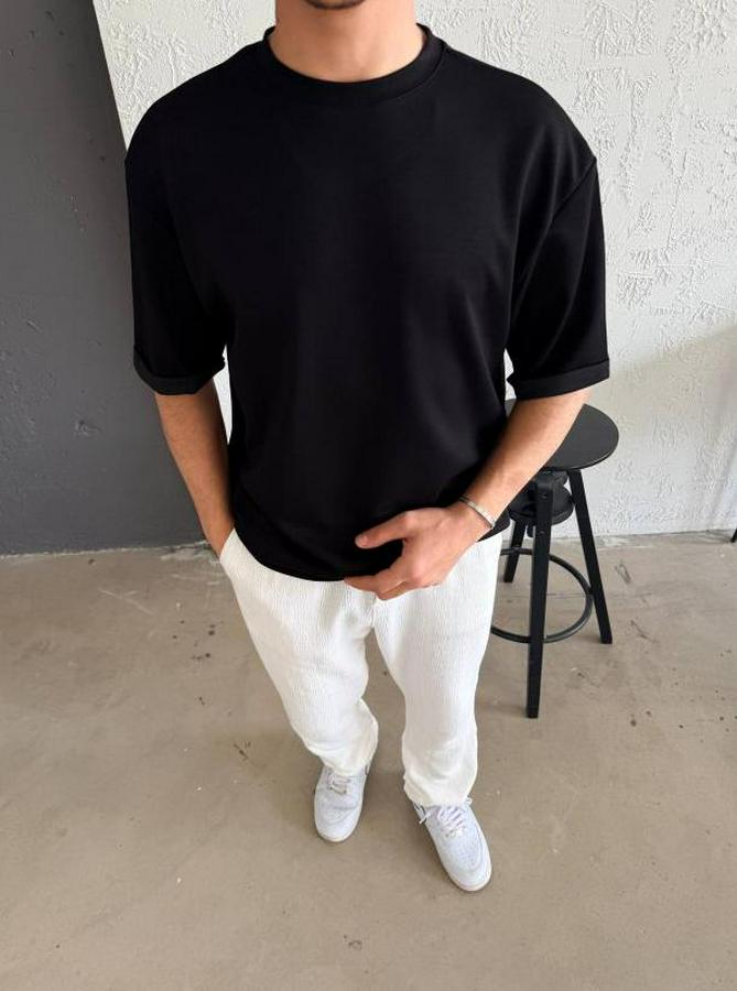 Duble Kol Basic Tişört