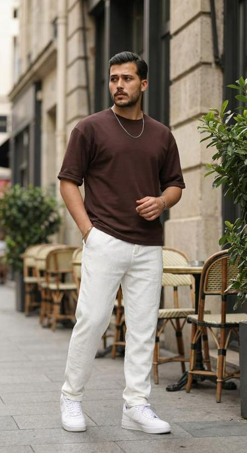 Duble Kol Basic Tişört