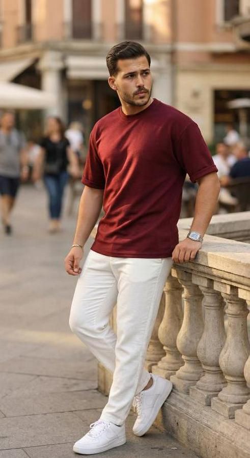 Duble Kol Basic Tişört