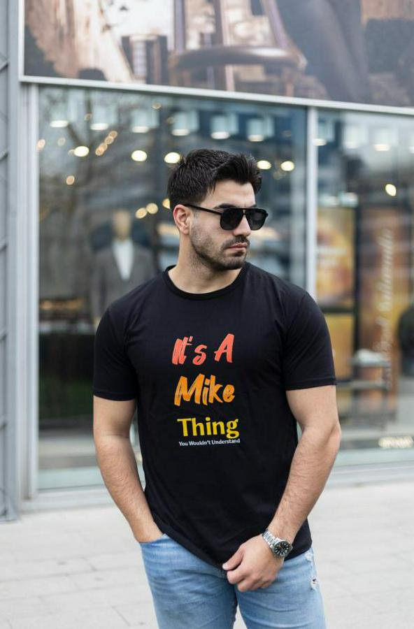 It Is A Mike Thing Baskılı T-Shirt
