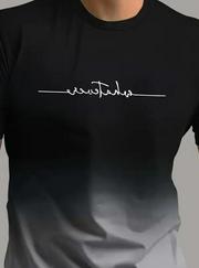 Kısa Kollu Bisiklet Yaka Baskılı Süprem T-Shirt