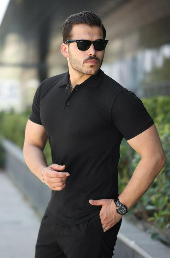 Kısa Kollu Yakalı Tişört