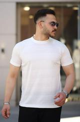 Mini Jakarlı Kısa Kollu T-Shirt