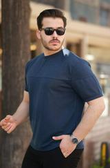 Oversize Bisiklet Yaka Kısa Kollu T-Shirt