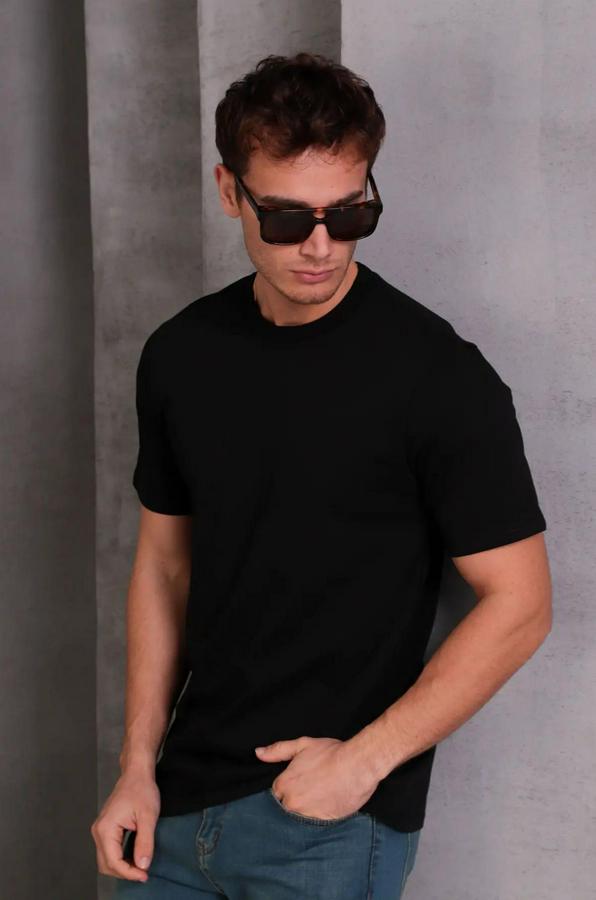 Relax Fit Bisiklet Yaka %100 Pamuk Rahat Kesim Basic Tişört