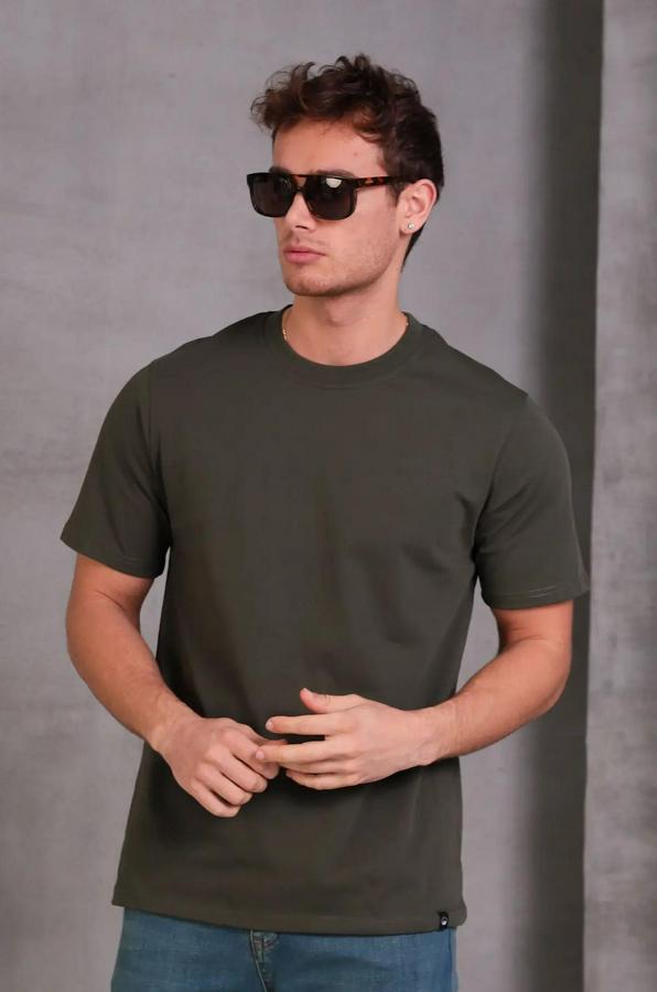 Relax Fit Bisiklet Yaka %100 Pamuk Rahat Kesim Basic Tişört