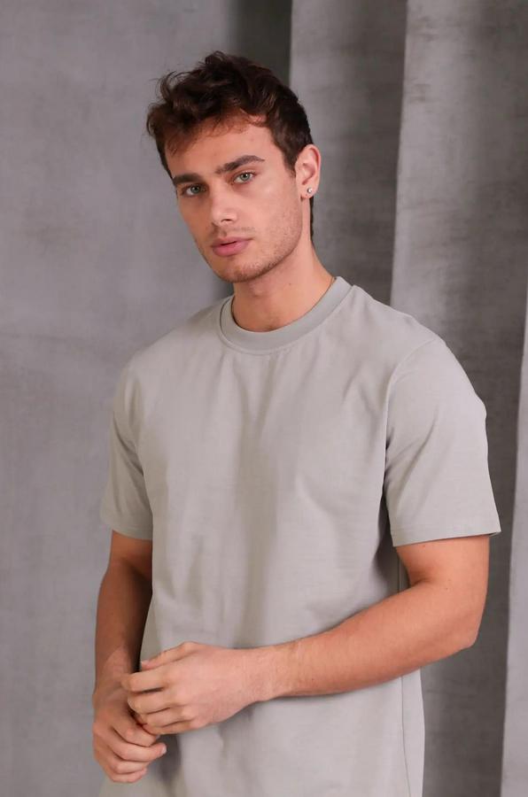 Relax Fit Bisiklet Yaka %100 Pamuk Rahat Kesim Basic Tişört