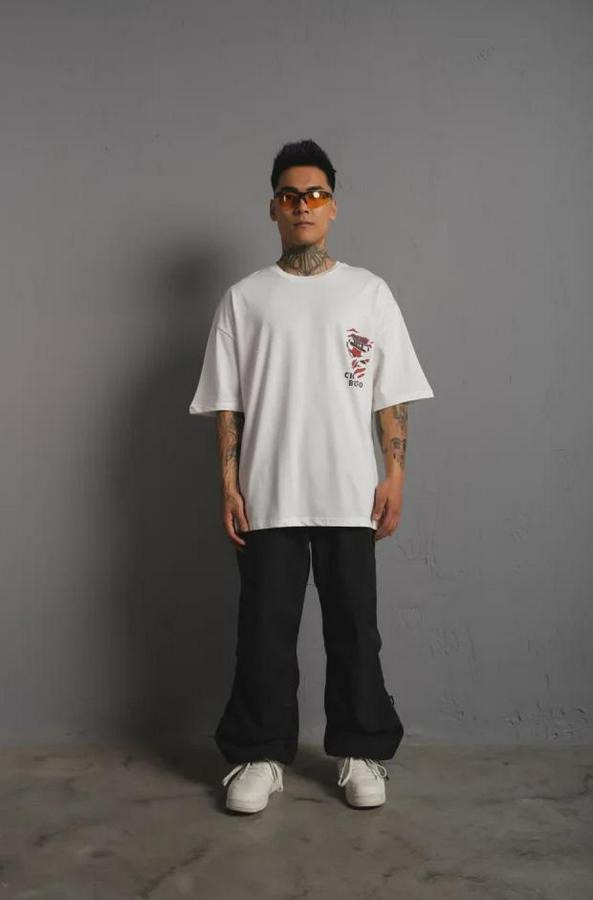 Sırt Baskılı A Kalite Oversize T-Shirt